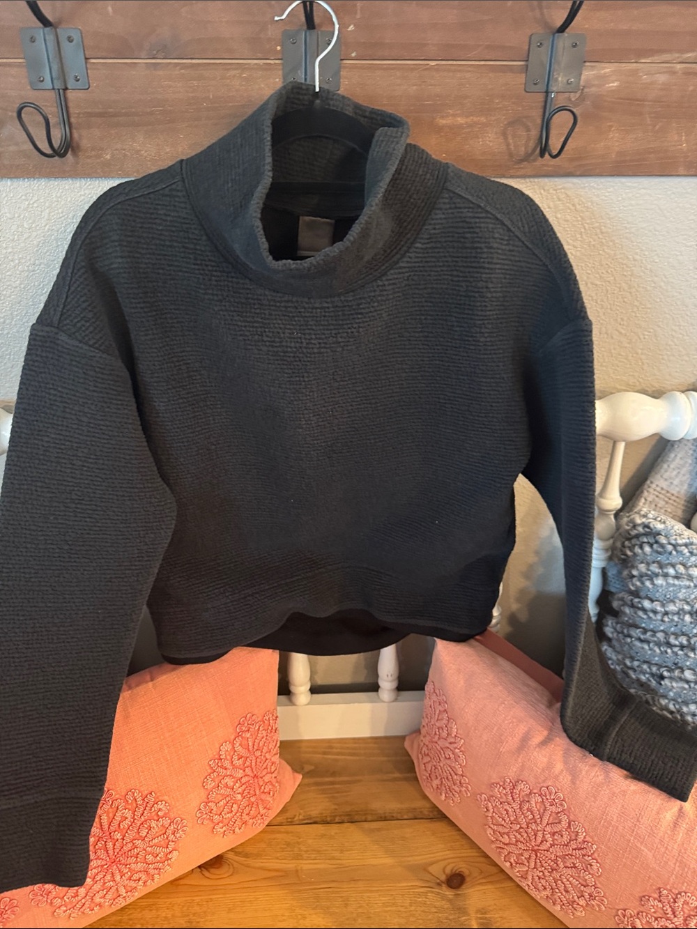 Calia Black Mock Neck Women's Sweater EUC SOFT
